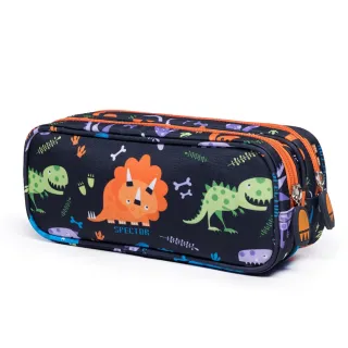 Mochila de Rodinhas Dinossauros Kit Escolar Spector + Estojo + Lancheira - PANDA