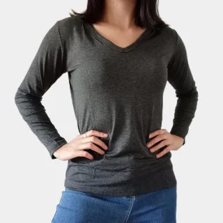 Segunda Pele Feminina Manga Longa Comprida - Blusa Basica - Vermelho