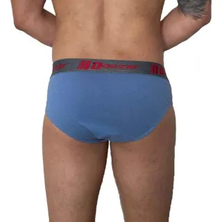 Atacado Masculina Cueca Slip Puro Algodão Tradicional - Kit 9 - M: 38-40