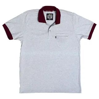 Camisa Polo Algodão Mescla Bolso Waterloo Tora Bora - MESCLA