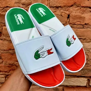 Lançamento Confortável: Chinelo Slide Masculino FRETE GRÁTIS - Lacoste Confort