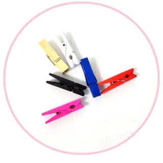 Enfeite de Natal com Tela Aramada Colorida e Mini Prendedores - Memory Board + LED - Somente o LED