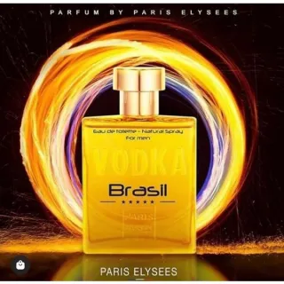 Paris Elysses Vodka Brasil amarelo - Perfume ORIGINAL 100ml - Único