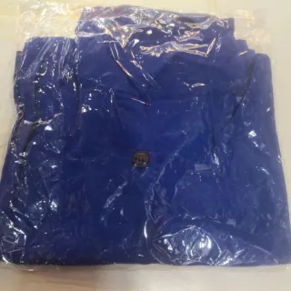 Camisa Social Cropped Feminina em Viscolinho Verão 2022 - Azul