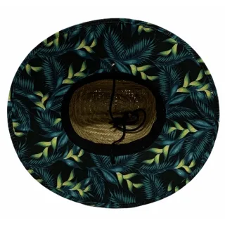 Pronta entrega! Chapéu surf de palha natural com estampa exclusiva da quik, várias cores. Aproveite a promoção! - Laranja preta