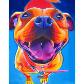 Quadro Tela Diy Kit Pintura Em Números Terapêutica - Tinta Acrílica, Pincel - 19 - Quatro estações