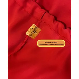 Cores e estampas - Saída de praia México (estilo calça pantalona) - Preto