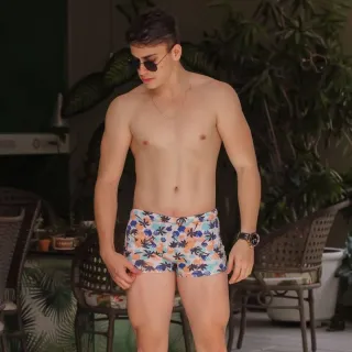 Cueca de Praia Masculina Box Moda Verão Mar Sunga - GG