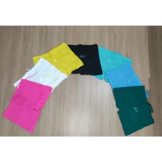 Moda Blogueira 2022: Saida de Praia Feminino Curto Verão - Azul Bebê