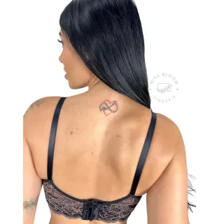 Lingerie Feminino Atacado - Sutiã Amamentação Gestante Conforto Microfibra Renda Bojo Luxo - Preto