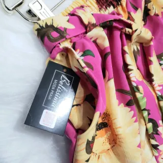 Shorts Feminino Estampado e Liso - Cintura Elástica e Bolsos - Laranja 🧡