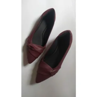 Sapatilha Feminino Nó Lateral Bico Fino Maitê Love Shoes - Preto