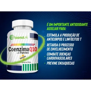 Bionutri Coenzima Q10 500mg - 120 Cápsulas - Único
