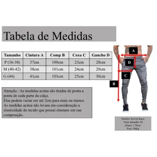 Premium Resinada Cinza Alfaiataria Skinny Calça - P