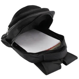 Bolsa Executiva Resistente para Notebook - Mochila Versátil para Homens e Mulheres - Preto