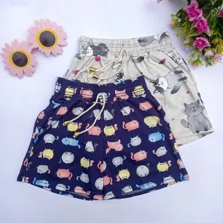 Short Estampado Feminino Infantil e Juvenil Verão - Com Bolso - sortidas