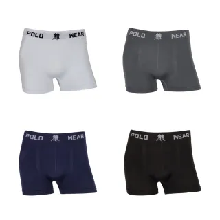 Cuecas Boxer Polo Wear: Kit 3, Microfibra Sem Costura, Lisas e Estampadas - SORTIDAS LISTRADAS