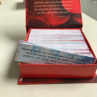 Promessas preciosas de Deus: Caixa com versículos da Bíblia Sagrada - Único