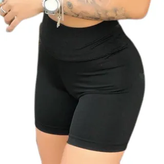Moda Feminina Fitness: Short de Ginástica Academia - Preto