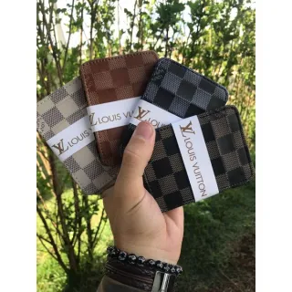 Várias marcas e modelos de Carteira Masculina Mágica unissex - versace branca\roxo