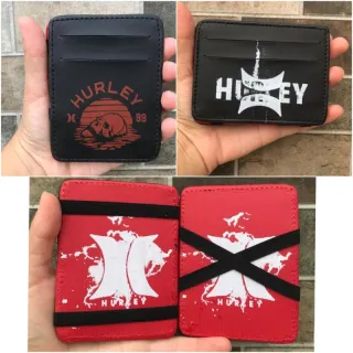 Várias marcas e modelos de Carteira Masculina Mágica unissex - versace branca\roxo