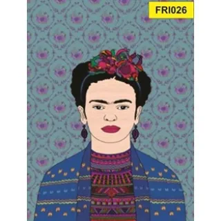 Placa 21 a 40 Frida Kahlo Decorativa - FRI30