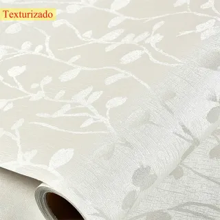 Adesivo Texturizado Galho Branco para Cozinha, Banheiro, Quarto e Sala - 1MX61CM - 3044 Galho Azul (1mx61cm)