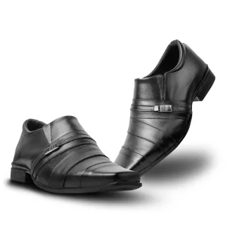 Fechamento Fivela Sapato Social Masculino Couro Ecológico - 38