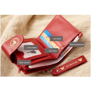 Porta Moedas e Porta Cartões Feminina com Zíper - Bolsa de Mão/Carteira - khaki