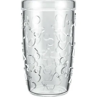 Copos de Vidro Aurora Nadir - Jogo com 6 peças de 270ml - Único