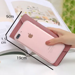 Carteira Multiuso Longa / Portátil e Estilosa para Mulheres 6177 - Hx6177 Pink