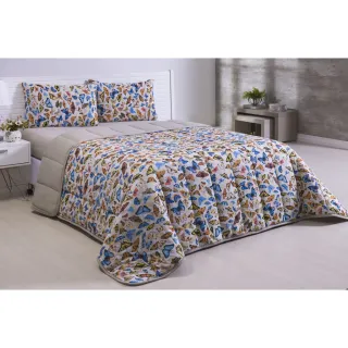 Cobertor de Malha Estampado Dupla Face Casal Queen