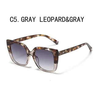 Óculos Femininos Anti-Luz Azul - Moda Quadrado, Molduras Coloridas - C13.Flor roxa