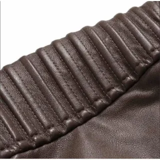 Pronta Entrega Jaqueta Masculina Slim de Couro Top - Marrom