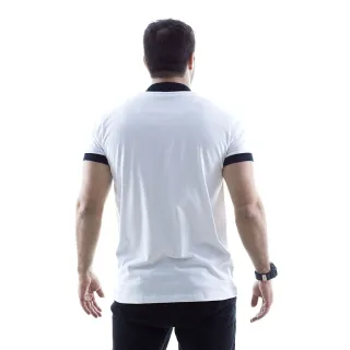 Camiseta Polo Bordado Madri Branca 100% Algodão - Tora Bora - Branca