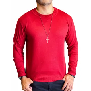 Trico Masculino Sueter Manga Longa Tamanhos M - G - GG Qualidade - Azul Royal