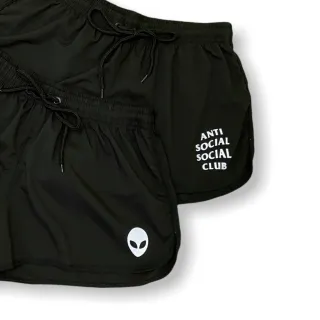 Moda Praia Verão: Shorts Feminino Curto Tactel com Elastano - Et - Refletivo