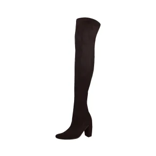 Bota Grosso Alto Over The Knee Prelice - Preto
