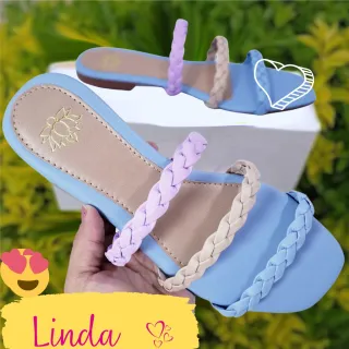 Rasteirinha Confortável Feminina - Sair Dia a Dia e Trabalho - Magnólia