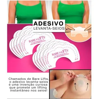 Bare Lifts - Sutiã Adesivo Invisível 10 Adesivos 5 Pares - 1 Kit（10 Adesivos）