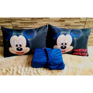 Poliéster Jogo de Lençol Casal Temático 3 Peças - Diversos - 11 VERMELHO