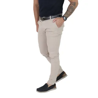 Calça Skinny Sarja Premium Masculina Alfaiataria - Preta