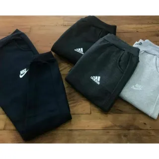 Kit com 2 Calças Masculinas de Moletom Flanelado Grosso (VARIADAS) - Variadas