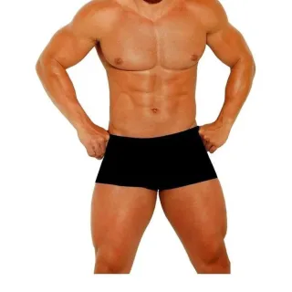 Moda Praia Masculino: Kit com 3 Sungas Boxer Ajustáveis na Cintura - Kit com 3 Sungas