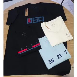 Preço Barato Kit 5 Camisas LD Com Leve Defeitos (P ao GG) - GG