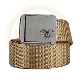 Cinto de Nylon Masculino com Fivela de Ferro Largo - N-2 Dourado