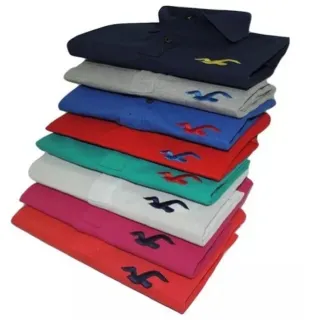 Oferta Kit 10 Camisa Masculina Gola Polo Luxo Atacado - P