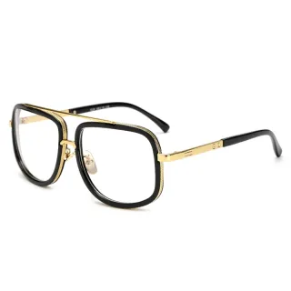 Óculos de Sol Masculinos Quadrados com Armação de Metal - C3