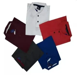 Oferta Kit 10 Camisa Masculina Gola Polo Luxo Atacado - P