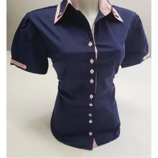 Linda Camisa Social Feminina - Vermelho